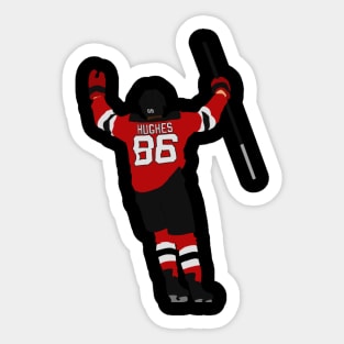 jack hughes Sticker